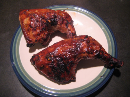 The rosehip barbecue sauce was delicious on grilled chicken..